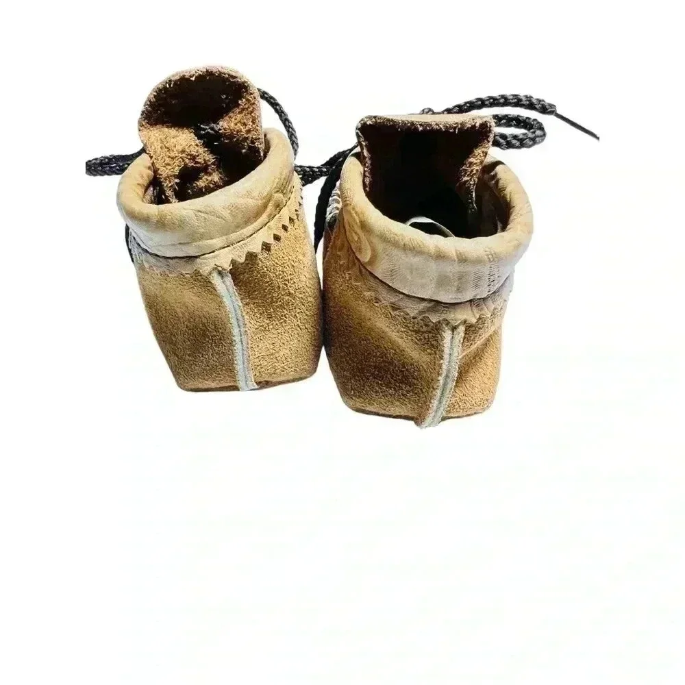 ITASCA BABY BROWN MOCCASINS•SIZE MEDIUM INFANT SIZE•PREOWNED GREAT CONDITION•